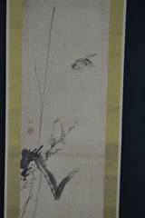 Kirschblüte und Vogel