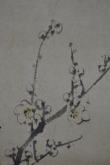 Kirschblüte und Vogel