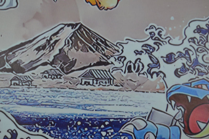 Manga im Hokusai Stil