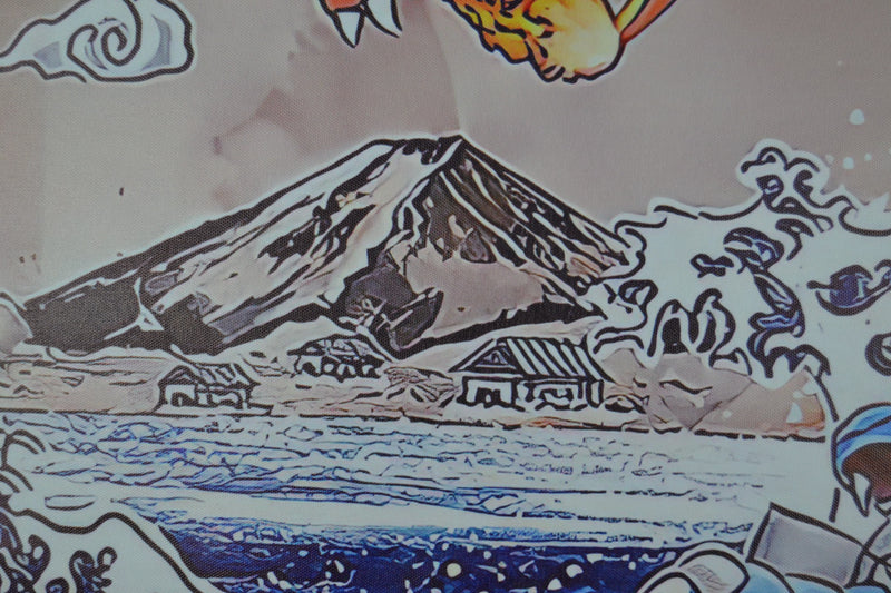 Manga im Hokusai Stil