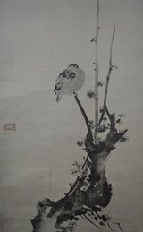 Kōbai Hato-zu 紅梅鳩図 – Taube auf einem roten Pflaumenbaum