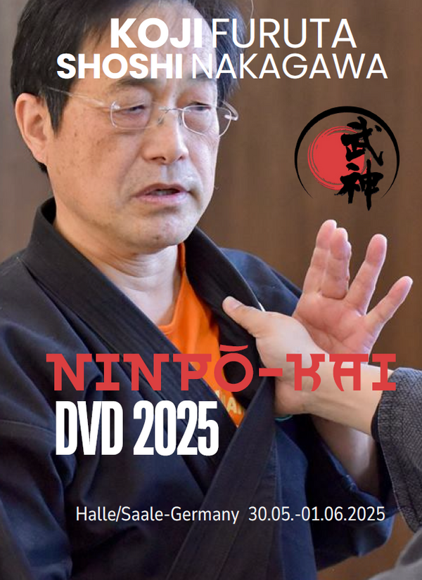 Die DVD zum NINPO-KAI 2025 mit Furuta Sensei in Halle/Saale