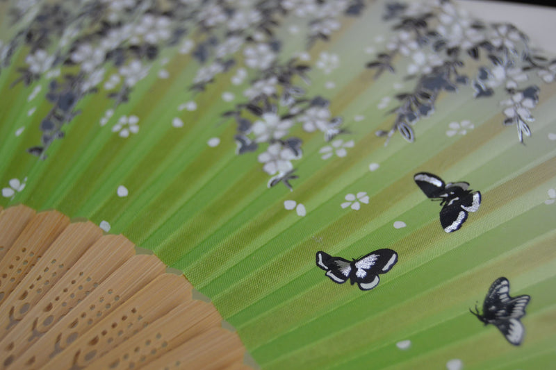 Sensu fan "Sakura &amp; Butterfly"