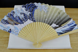 Sensu-Fächer-Hokusai-Die Welle, 神奈川沖浪裏 Kanagawa oki nami ura