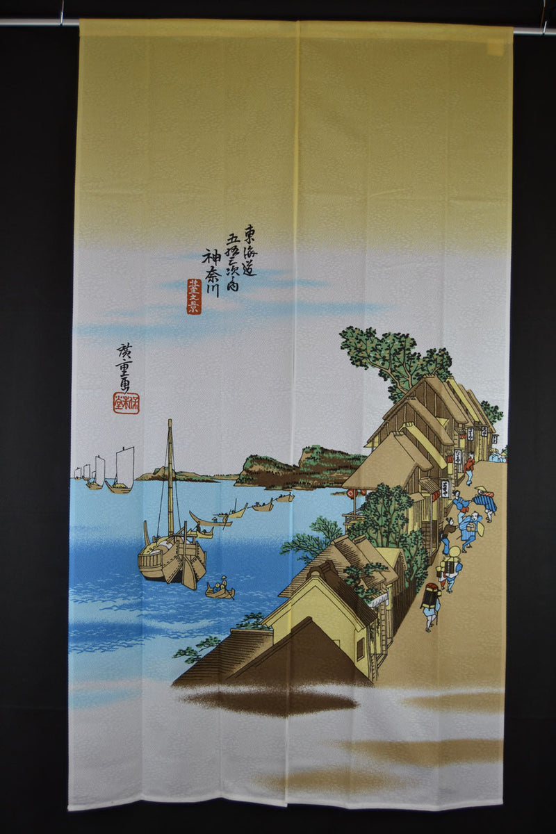 Noren " Ukiyoe-Kanagawa", 150x85 cm